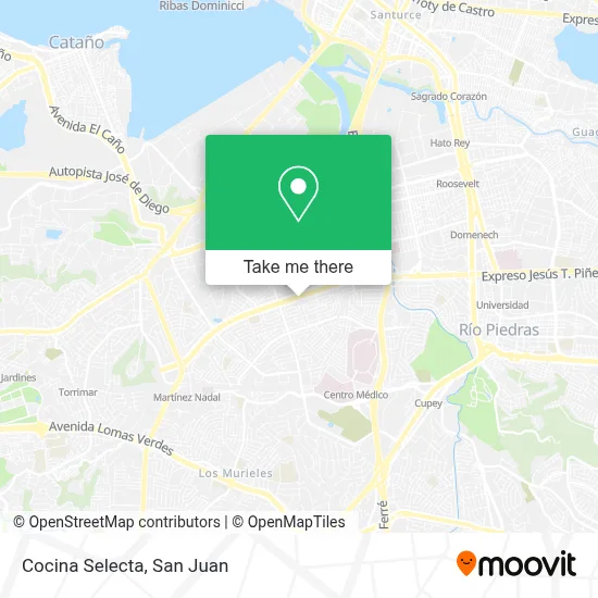 Mapa de Cocina Selecta