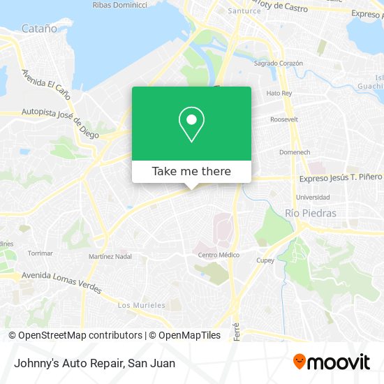 Johnny's Auto Repair map