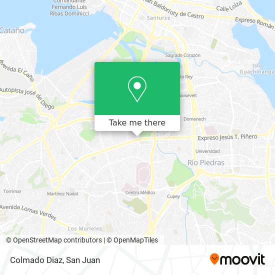 Colmado Diaz map