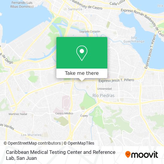 Caribbean Medical Testing Center and Reference Lab map