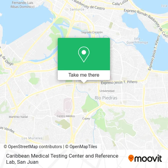 Mapa de Caribbean Medical Testing Center and Reference Lab