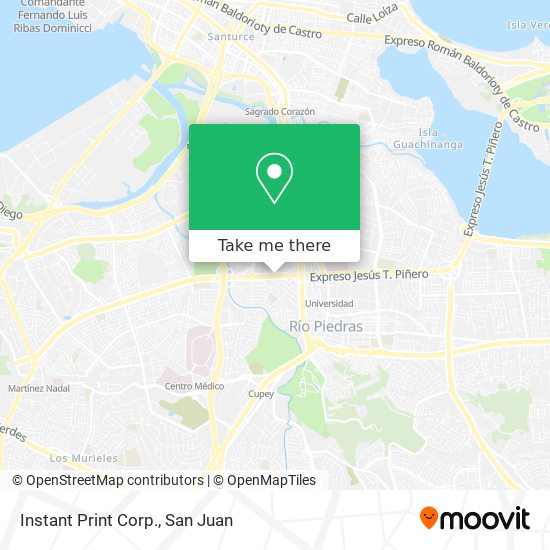 Instant Print Corp. map