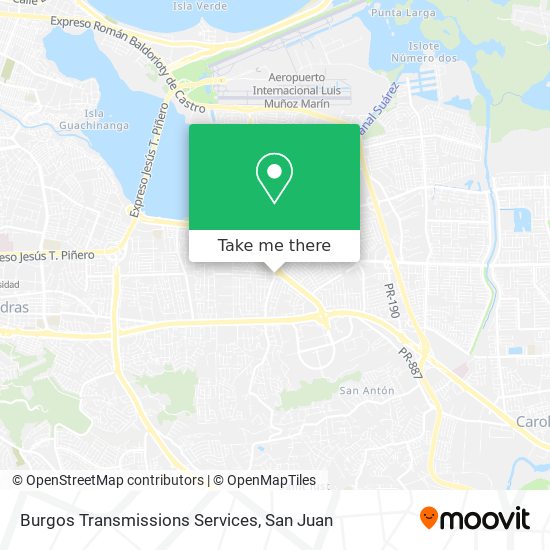 Burgos Transmissions Services map