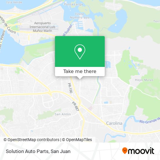 Solution Auto Parts map