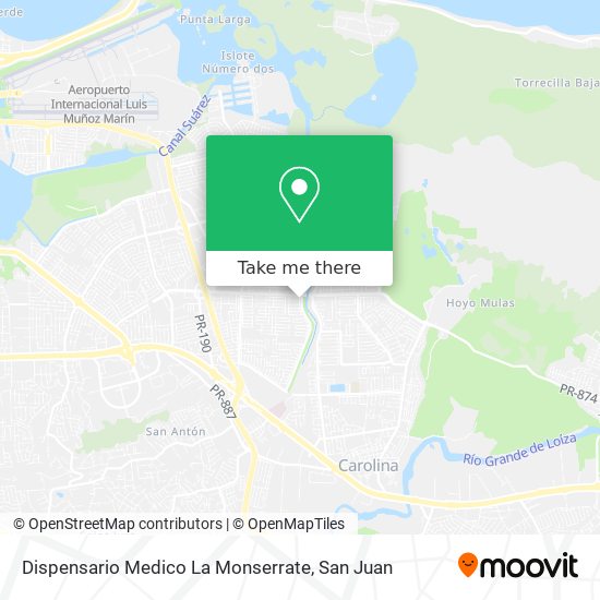 Dispensario Medico La Monserrate map