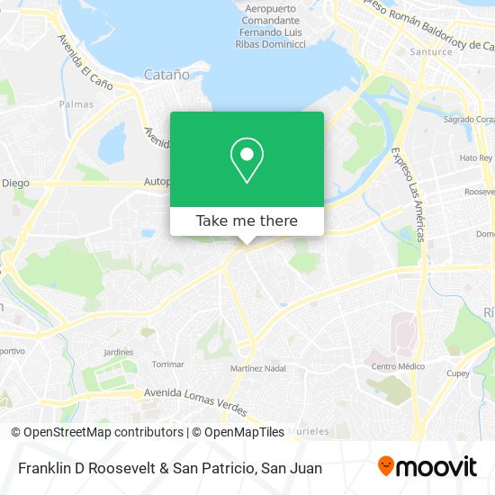 Franklin D Roosevelt & San Patricio map