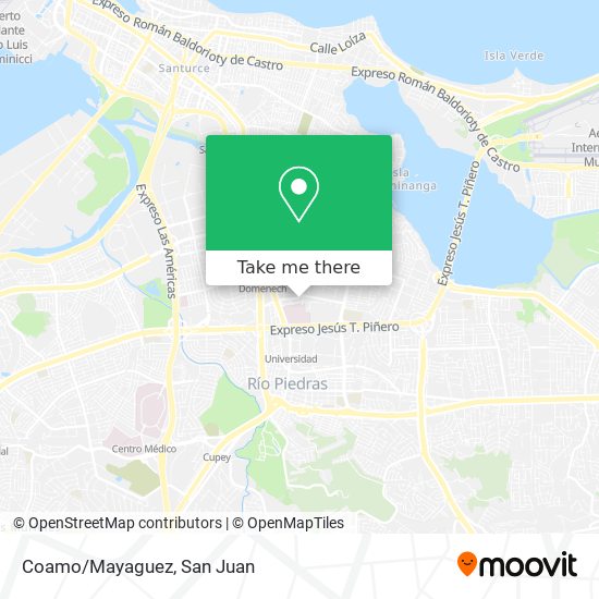Coamo/Mayaguez map