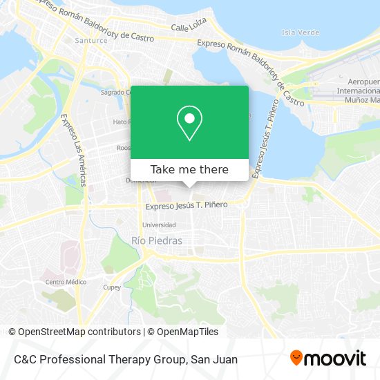 C&C Professional Therapy Group map