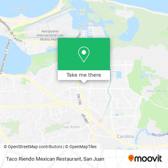 Taco Riendo Mexican Restaurant map