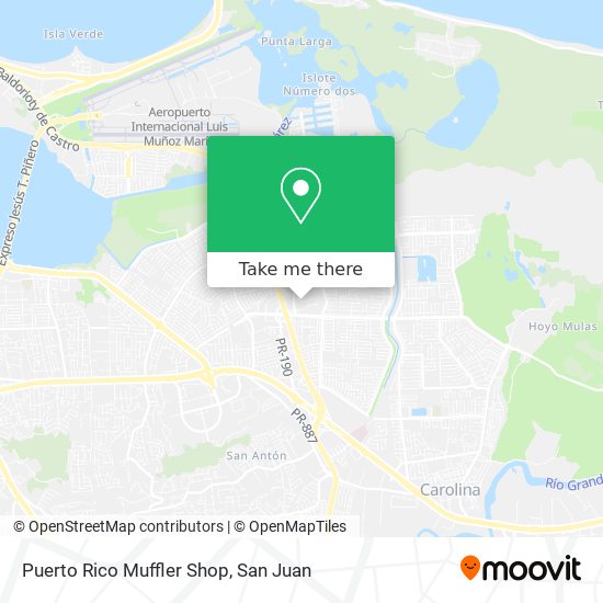 Puerto Rico Muffler Shop map