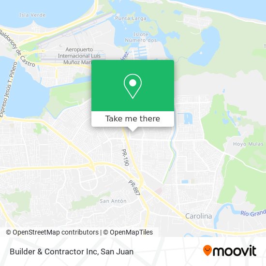 Builder & Contractor Inc map