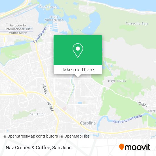 Naz Crepes & Coffee map