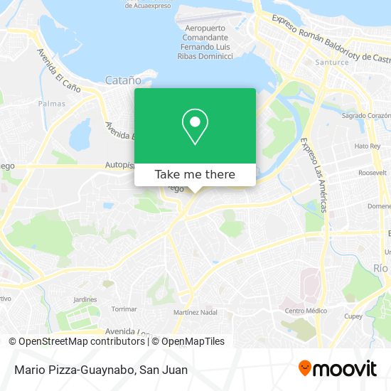Mario Pizza-Guaynabo map