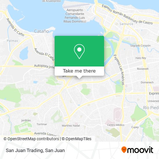 Mapa de San Juan Trading