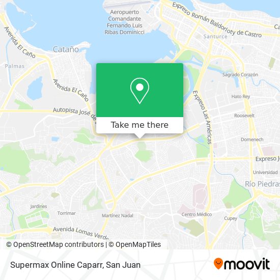 Supermax Online Caparr map