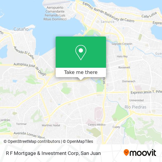 R F Mortgage & Investment Corp map