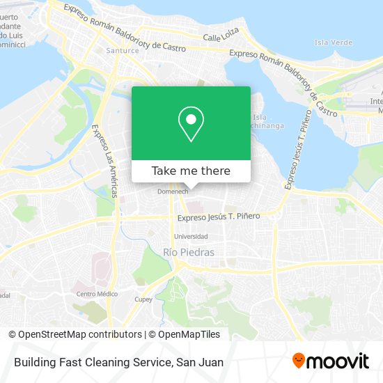 Building Fast Cleaning Service map