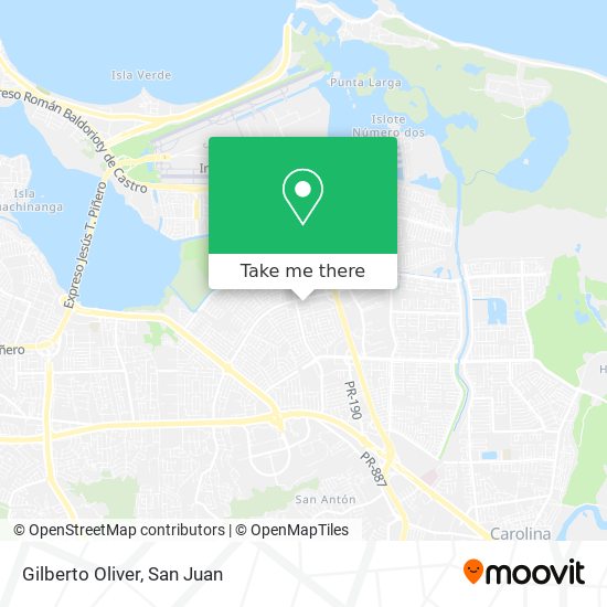 Gilberto Oliver map