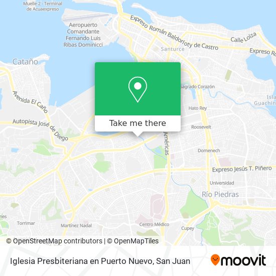 Iglesia Presbiteriana en Puerto Nuevo map