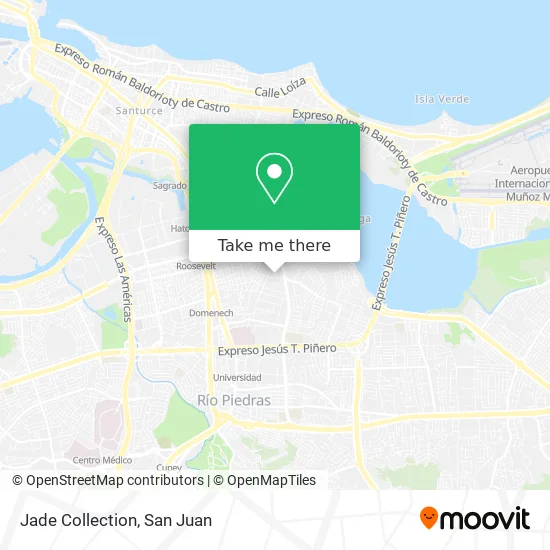 Jade Collection map