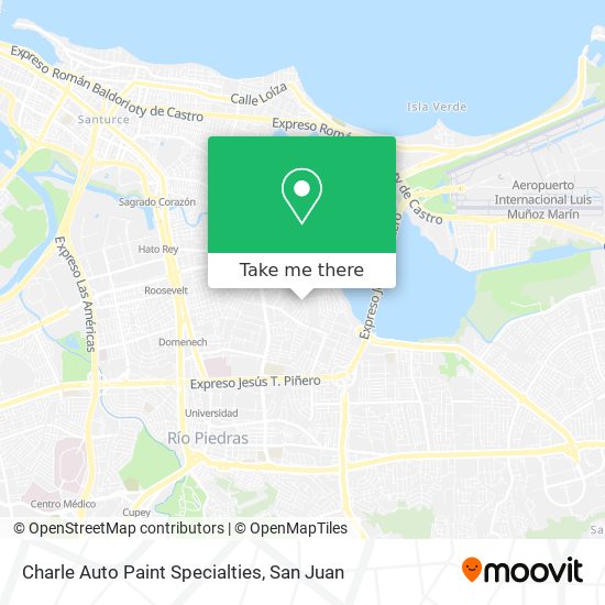 Charle Auto Paint Specialties map