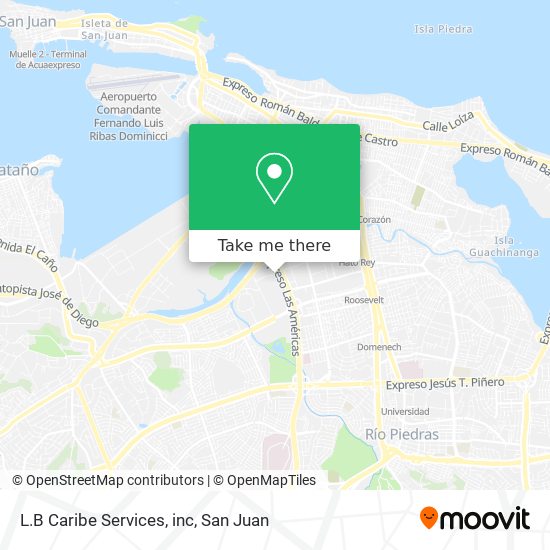 L.B Caribe Services, inc map