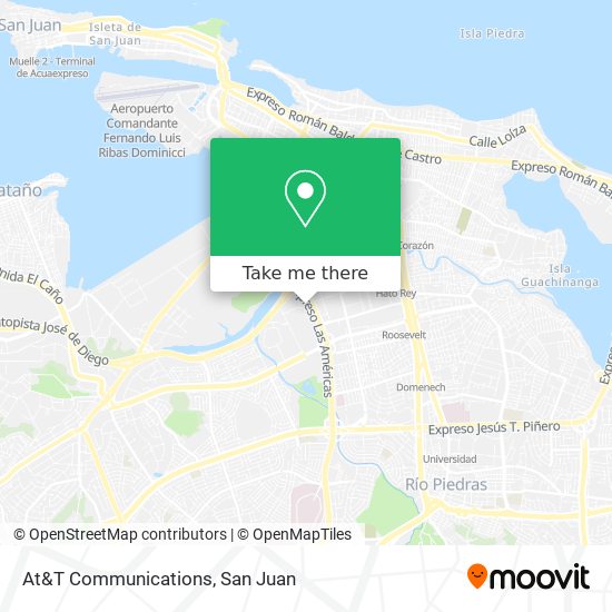 At&T Communications map