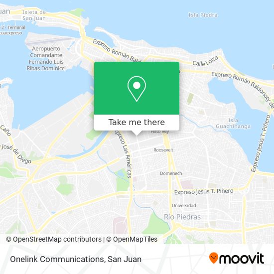 Onelink Communications map