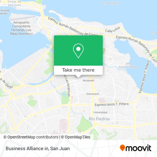 Business Alliance in map