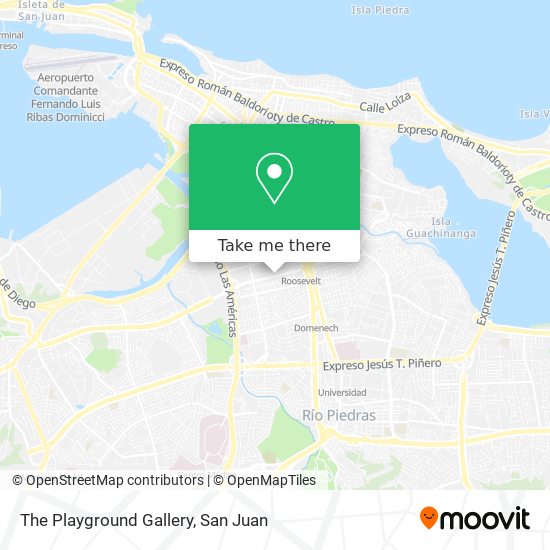 The Playground Gallery map