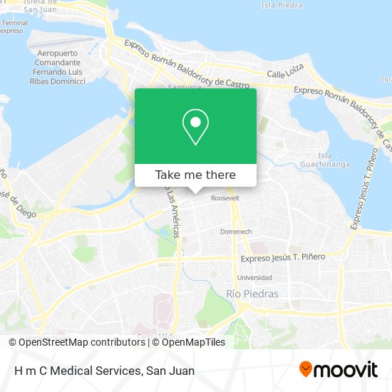 Mapa de H m C Medical Services