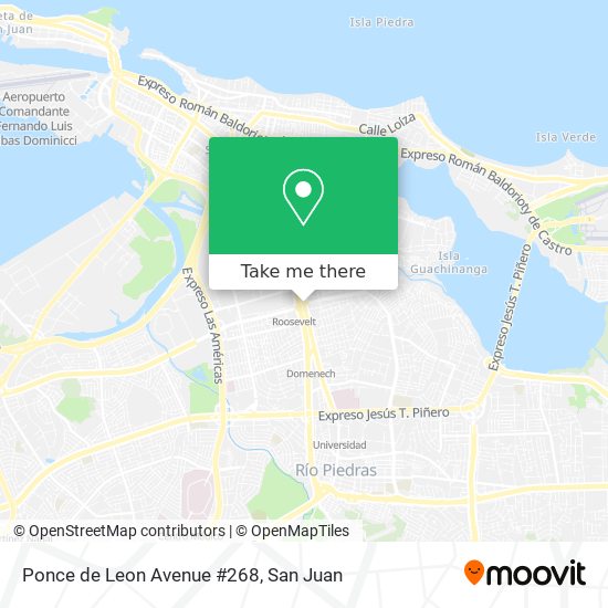 Ponce de Leon Avenue #268 map