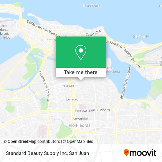 Standard Beauty Supply Inc map