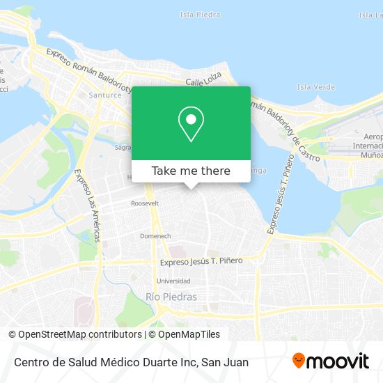 Mapa de Centro de Salud Médico Duarte Inc