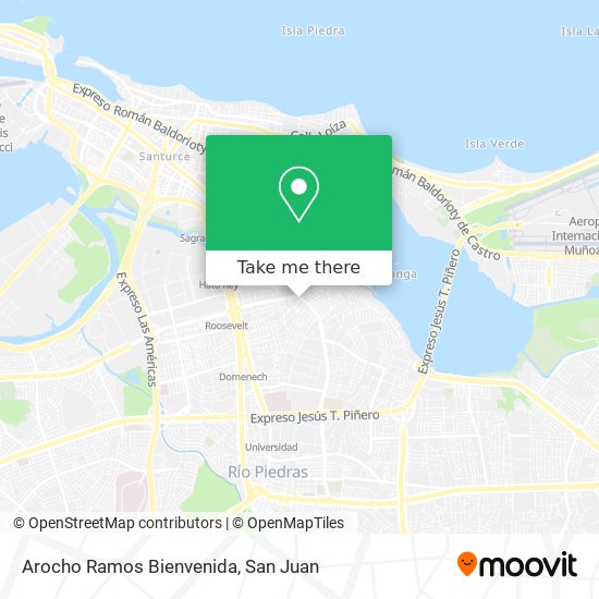 Mapa de Arocho Ramos Bienvenida