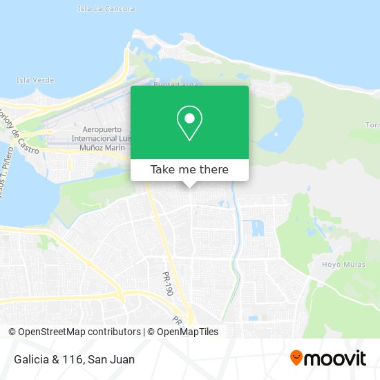 Galicia & 116 map