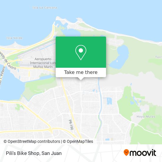 Pili's Bike Shop map