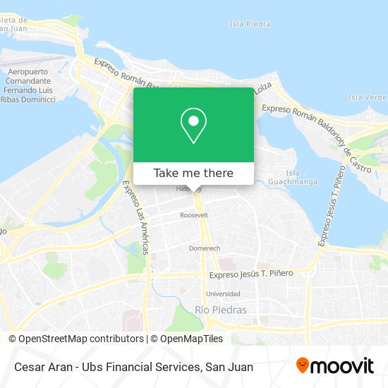 Cesar Aran - Ubs Financial Services map