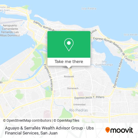 Aguayo & Serrallés Wealth Advisor Group - Ubs Financial Services map
