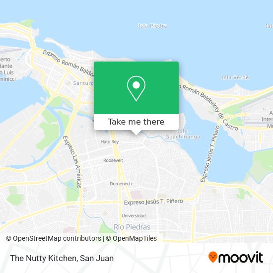 The Nutty Kitchen map