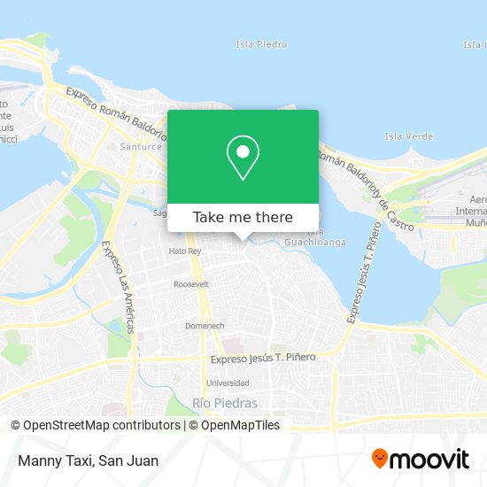 Manny Taxi map