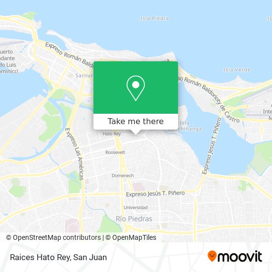 Raices Hato Rey map