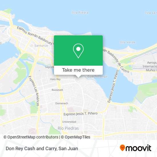 Don Rey Cash and Carry map