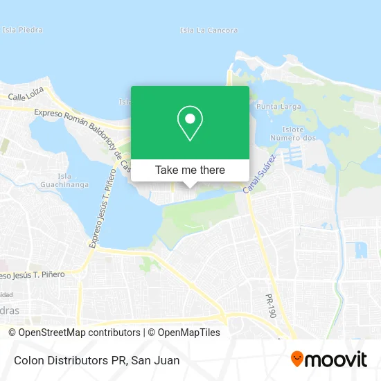 Mapa de Colon Distributors PR