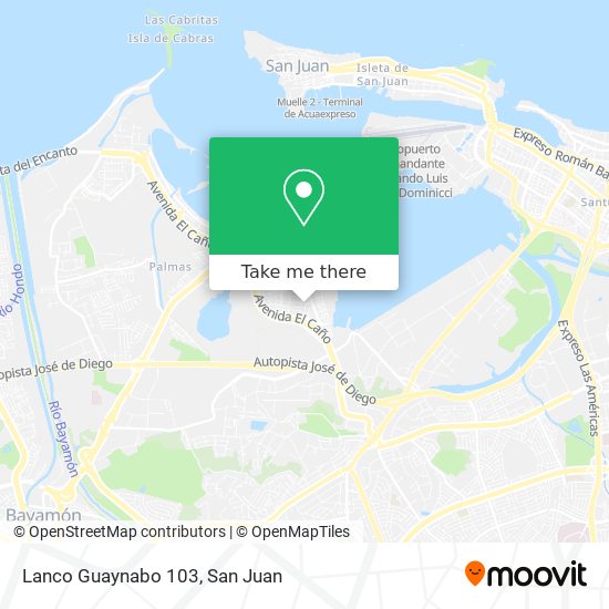 Lanco Guaynabo 103 map