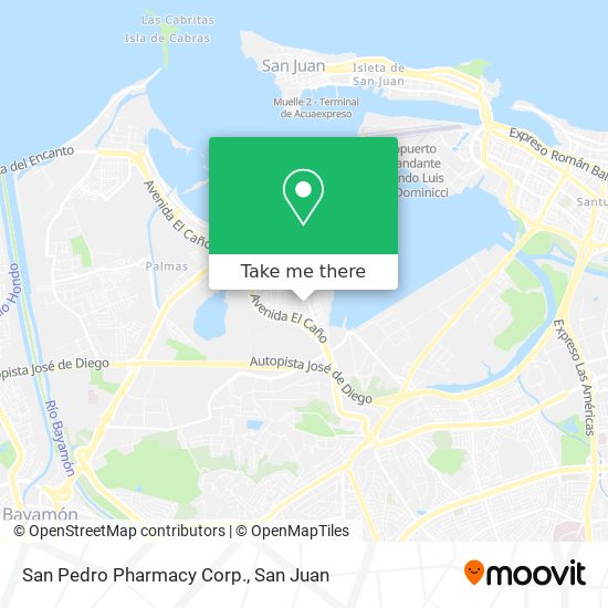 Mapa de San Pedro Pharmacy Corp.