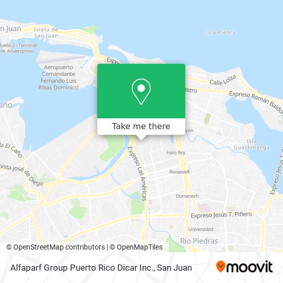 Alfaparf Group Puerto Rico Dicar Inc. map