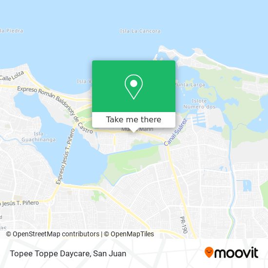 Topee Toppe Daycare map