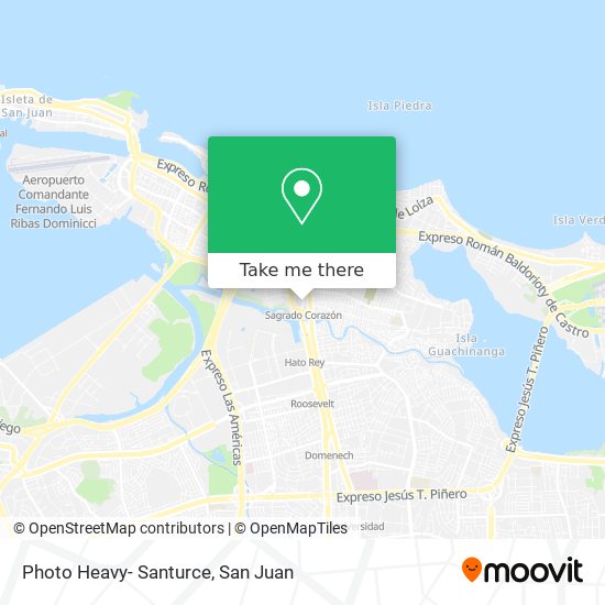 Photo Heavy- Santurce map
