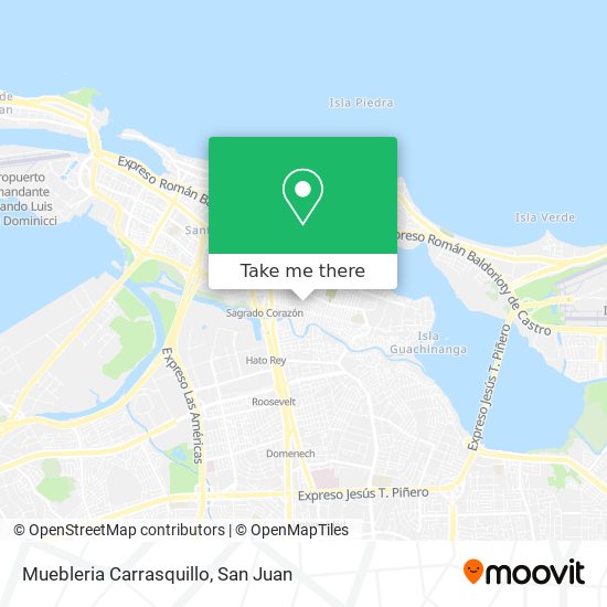 Muebleria Carrasquillo map